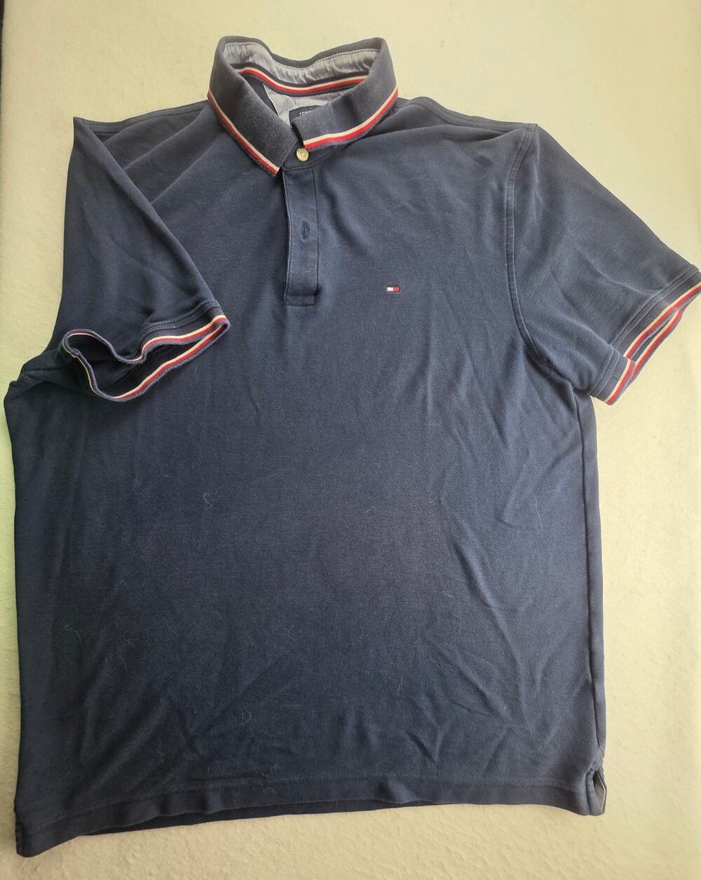 Tommy Hilfiger Blue Short Sleeve Polo Size XL